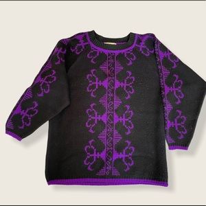 Vintage Purple Sweater by Reference Point by Dray